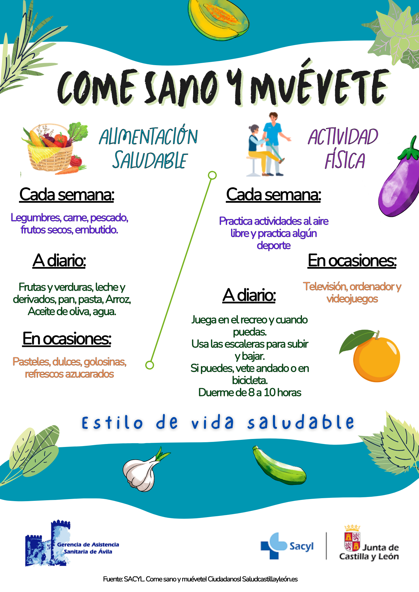 COME SANO Y MUÉVETE