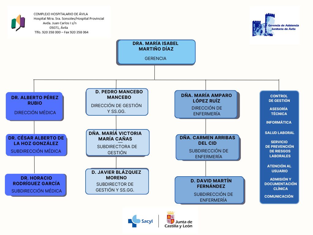 Gráfico Organigrama A. Especializada