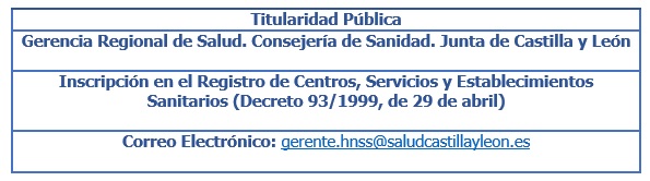 Titularidad Pública. Nuestra Señora de Sonsoles