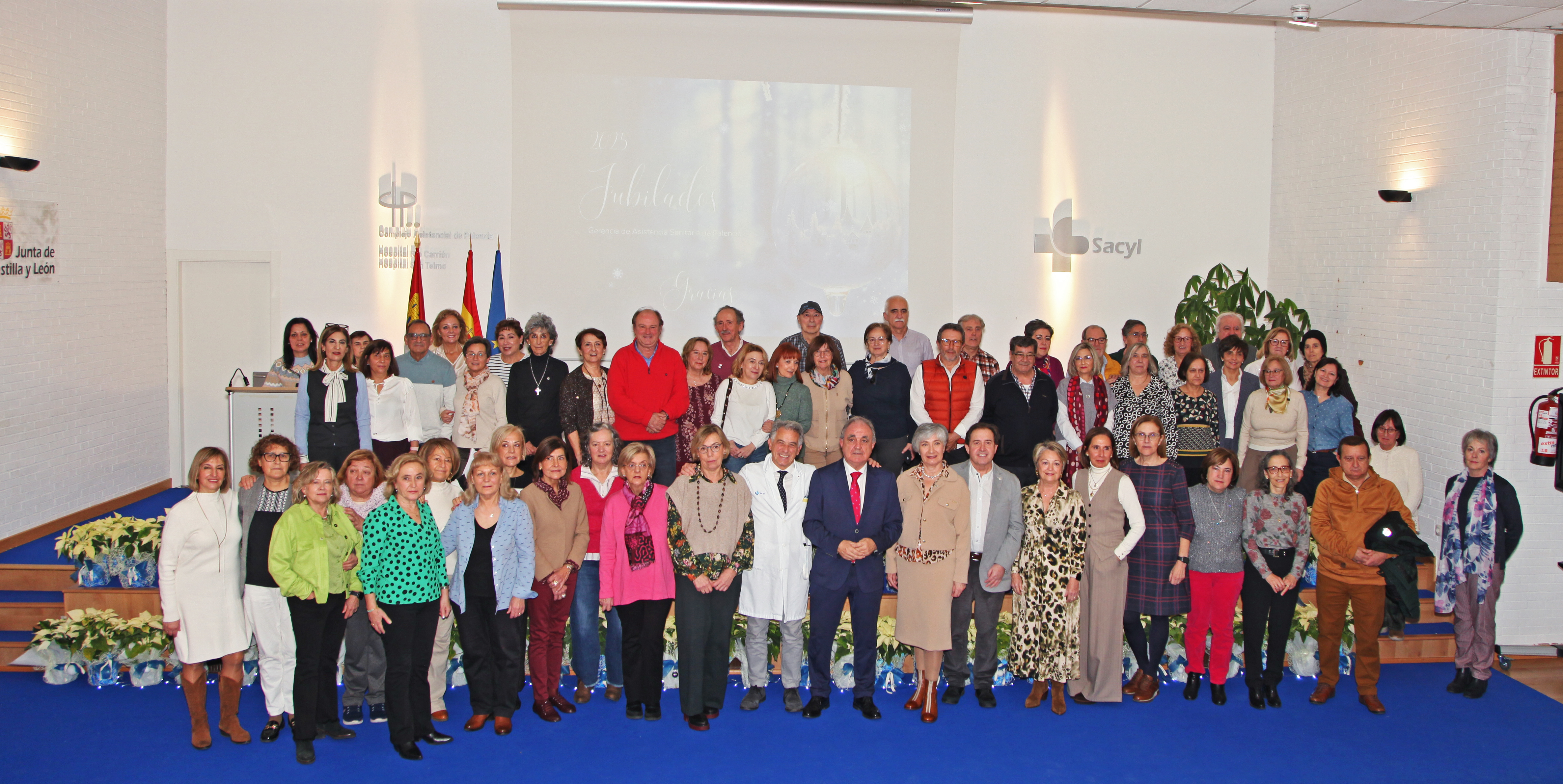 Foto grupal jubilados GASPA 2025