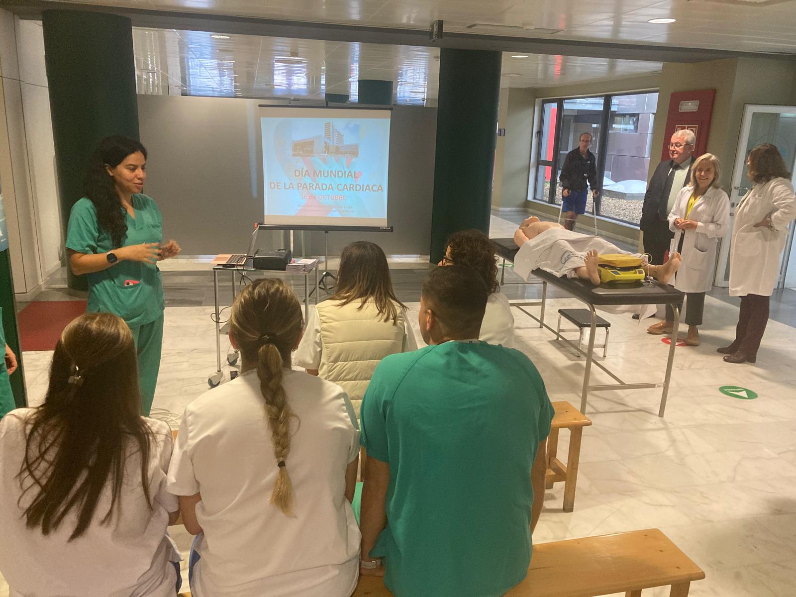 Charlas y talleres en el Hospital