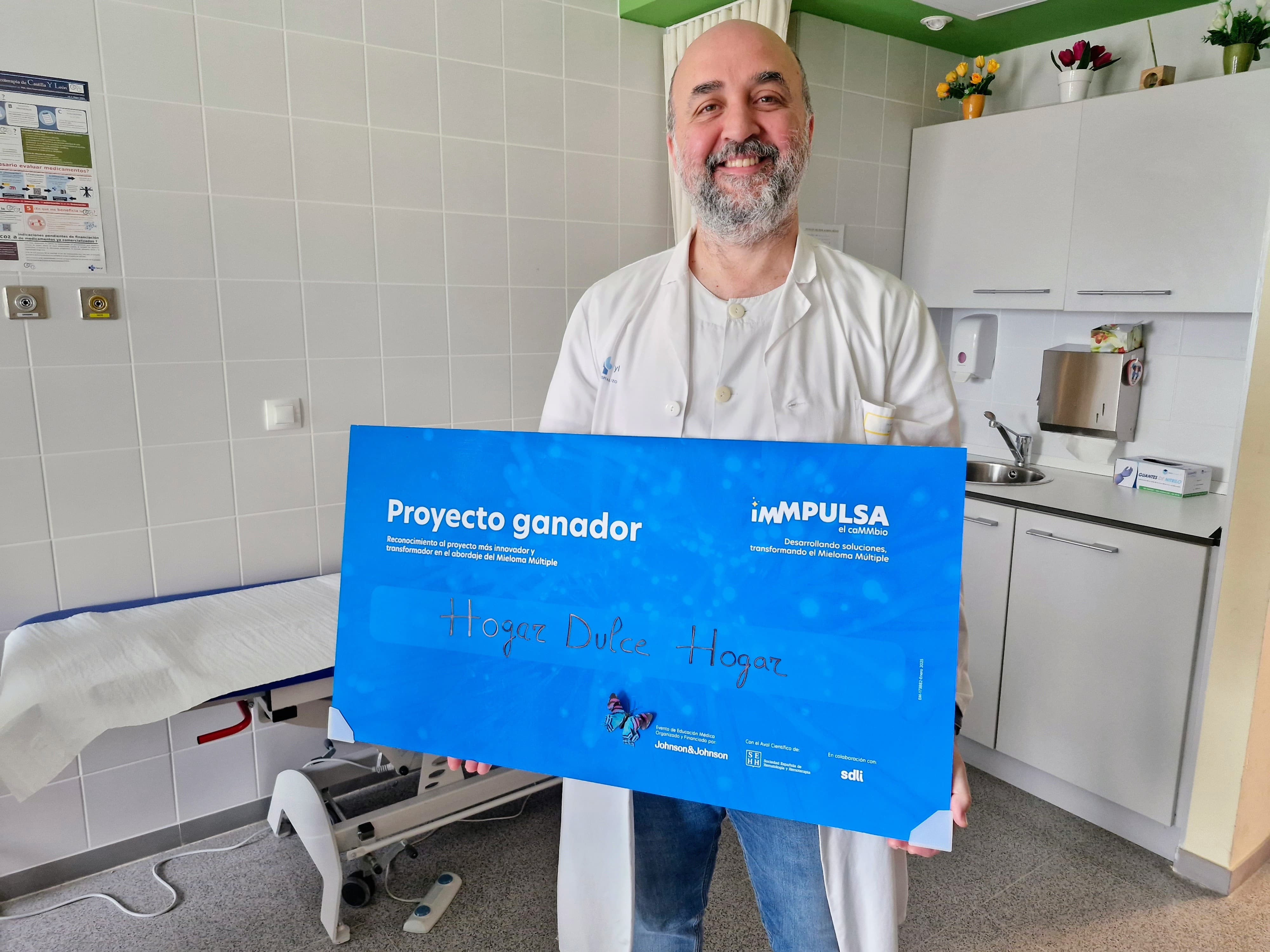 El hematólogo Erik de Cabo, responsable del proyecto Hogar dulce hogar