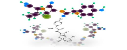 Molécula amoxicilina