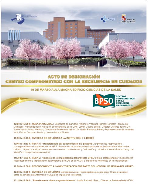 Designación del Hospital Clinico Universitario de Valladolid