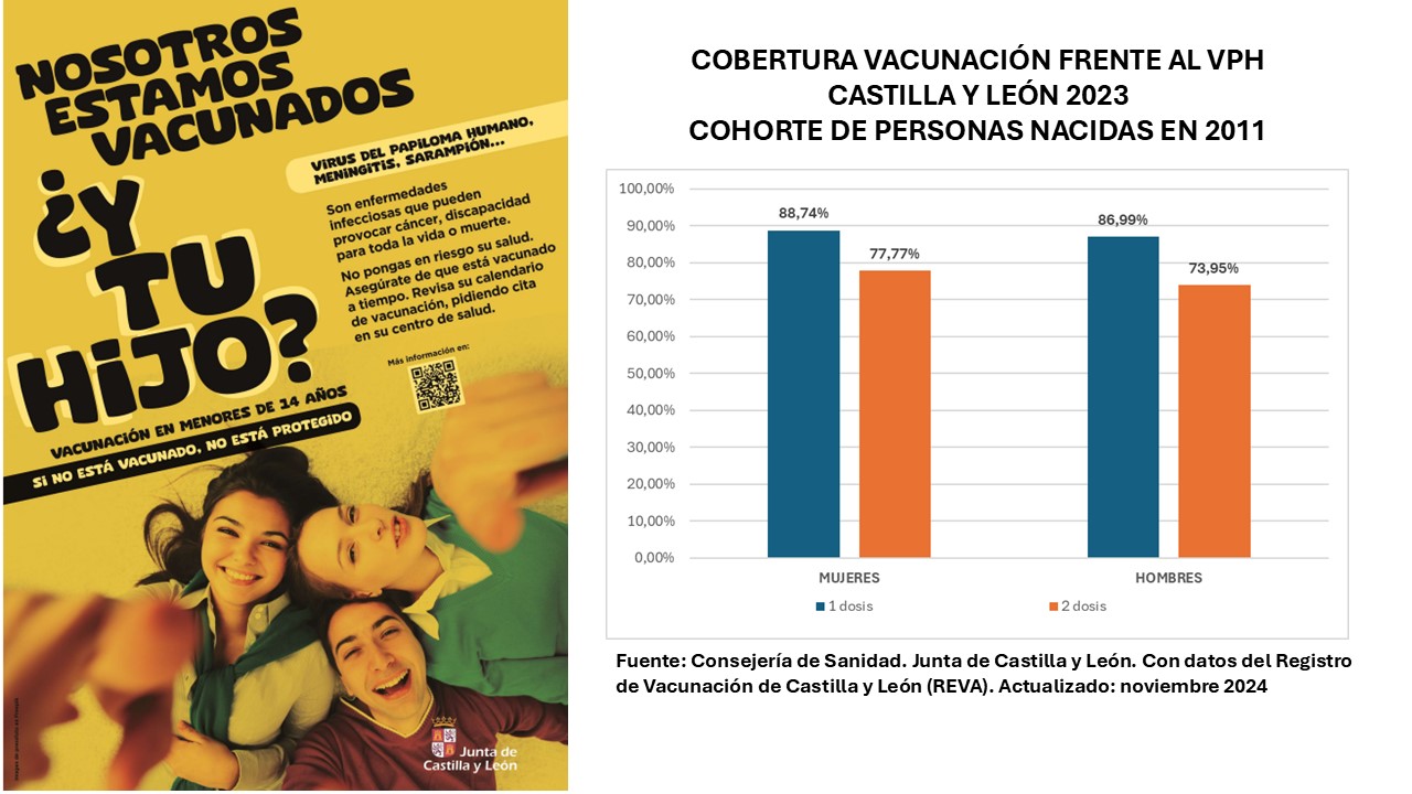 Grafico Cobertura VPH cohorte 2011_nov 2024